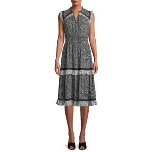 KATE SPADE Broome Street Plains Ditsy Floral Danity Tiered Dress Size XXS NWT